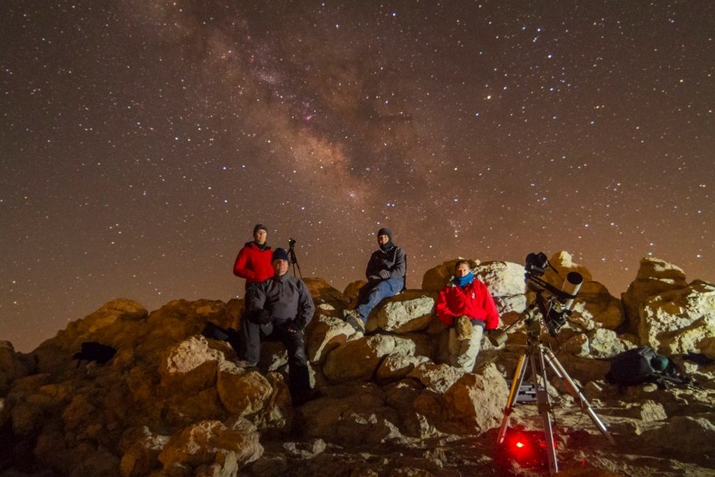 Acampada bajo las estrellas