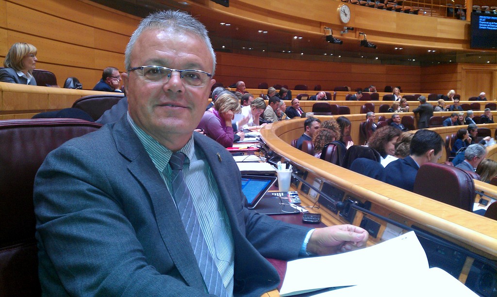 Domingos Fuentes Curbelo, senador del PSOE