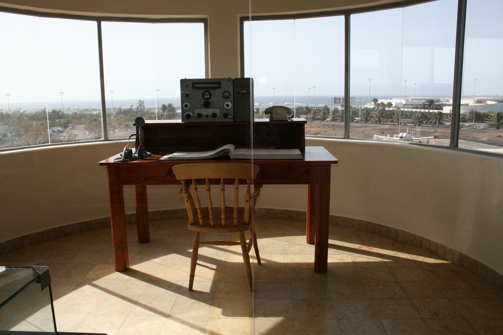 La vieja torre de control del primer aeropuerto de Lanzarote