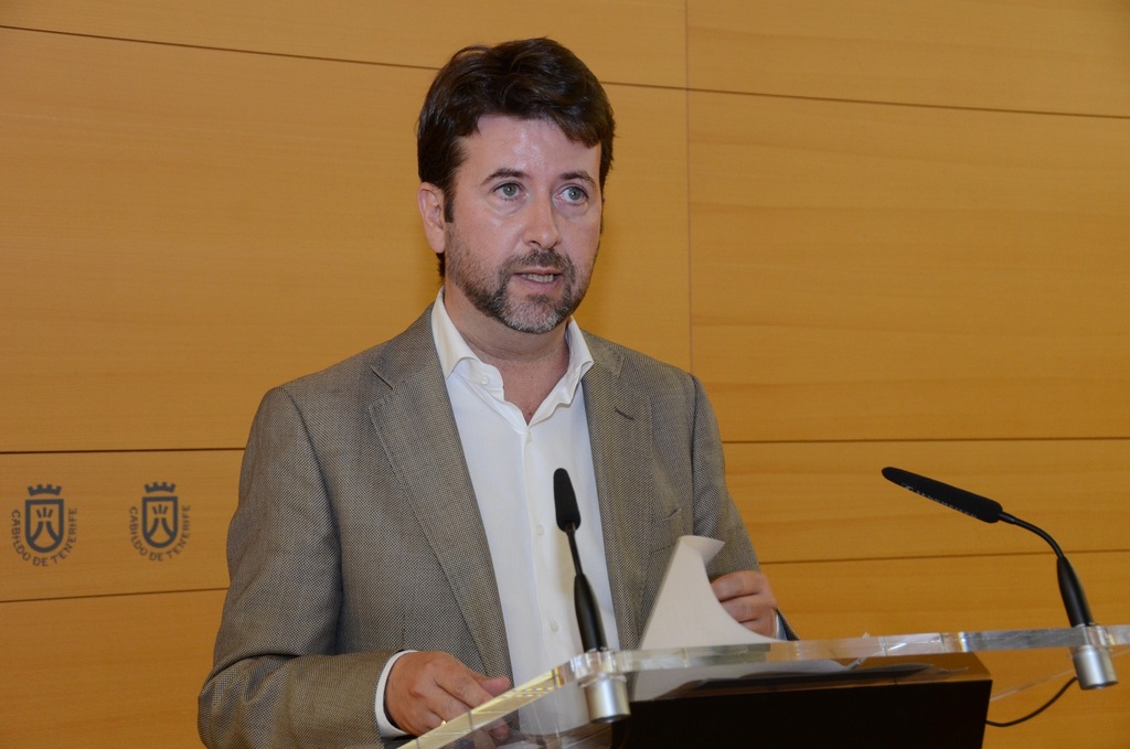 Carlos Alonso, presidente del Cabildo de Tenerife
