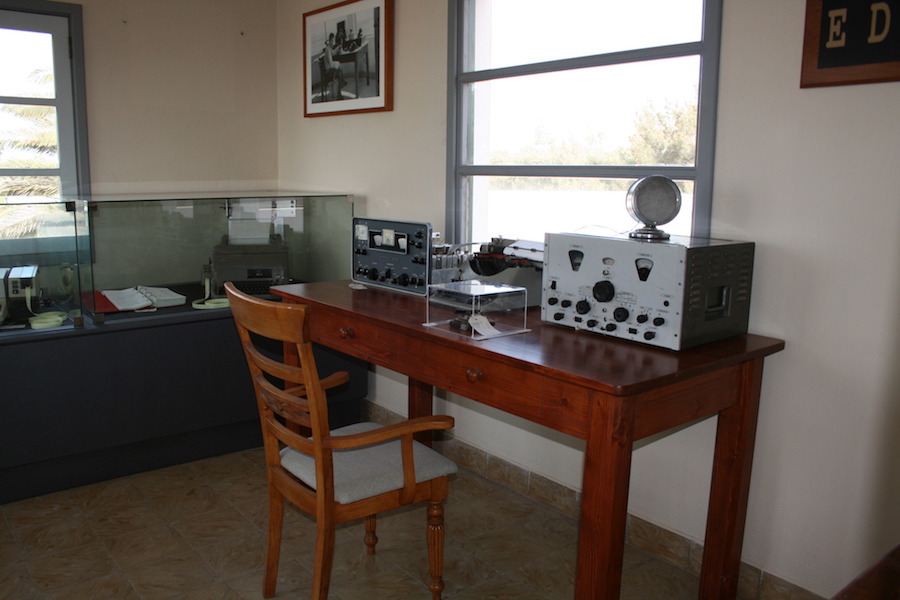 Sala de comunicaciones. Museo Aeronáutico de Lanzarote