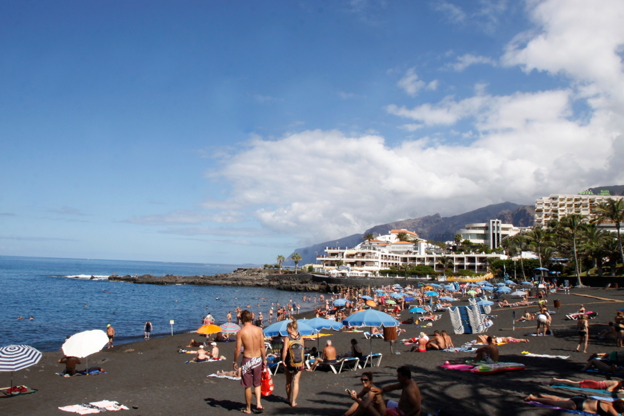 Playa La Arena, en Santiago del Teide