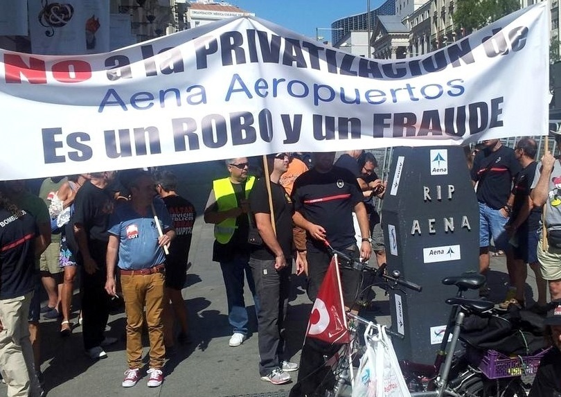 Concentración ante el Congreso en agosto de 2014
