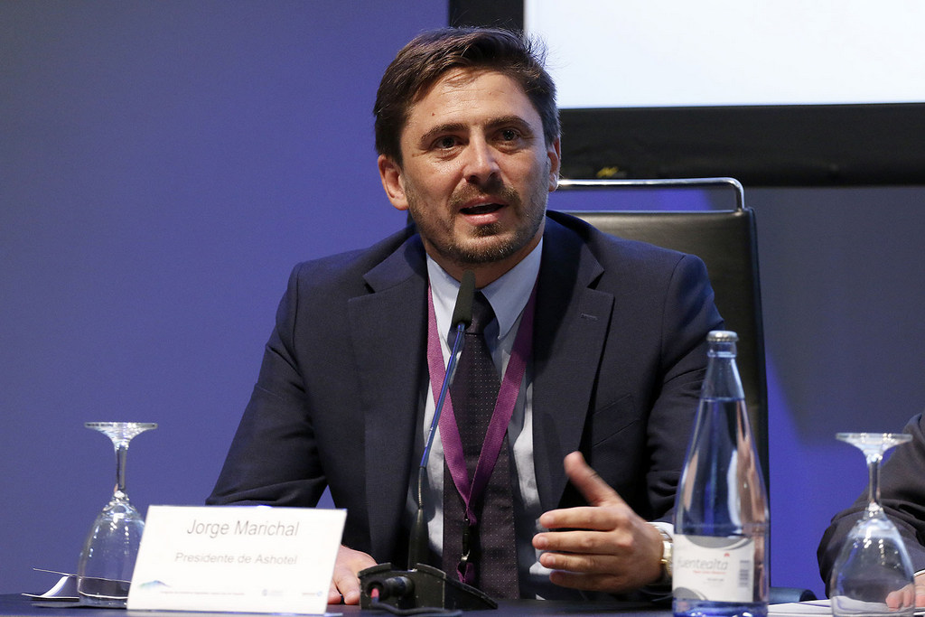 Jorge Marichal durante el último congreso de los hoteleros españoles