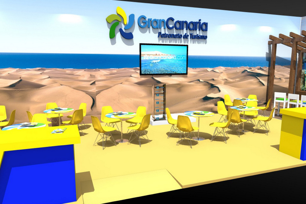Stand de Gran Canaria en la ITB