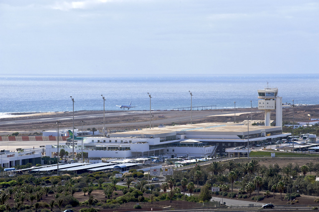 Aeropuerto de Lanzarote. Fotografía de AENA