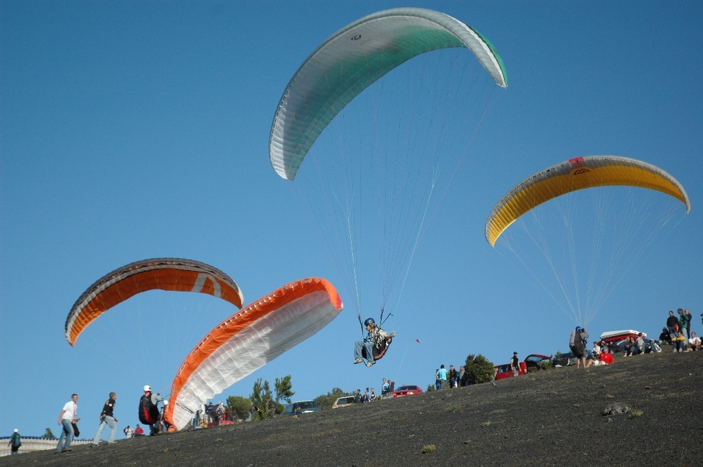 Parapente en El Hierro, fotografía del Cabildo