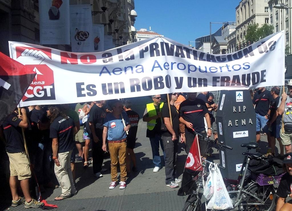 Anterior protesta de la CGT en Madrid