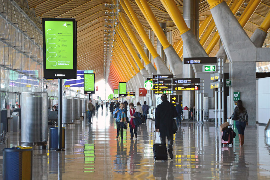Terminal T4 del aeropuerto Adolfo Suárez Madrid-Barajas. Fotografía: AENA