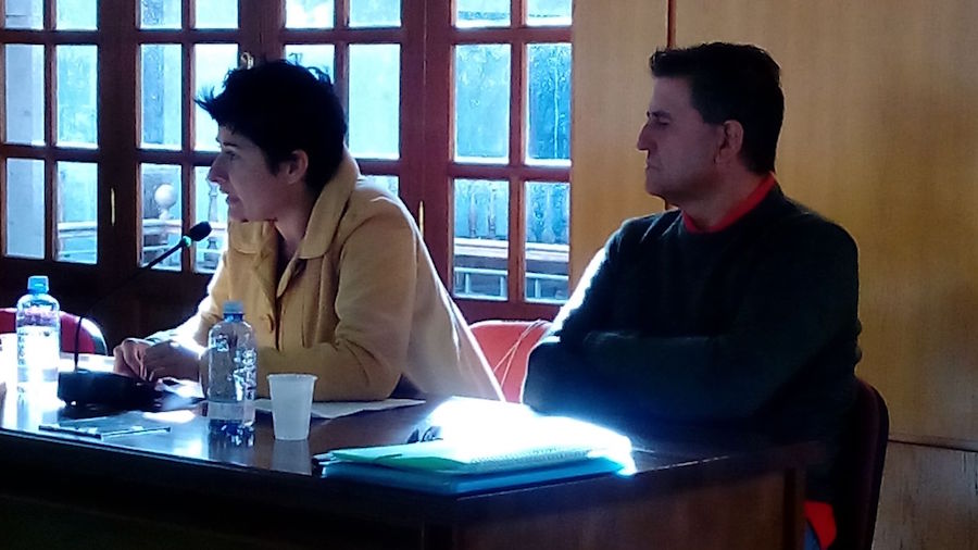Davinia Arbelo, en el pleno de San Bartolomé de Tirajana