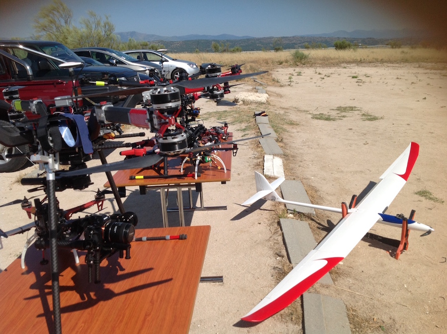Exhibición de vuelo de drenes organizada por el Sepla. Fotografía: ATCpress