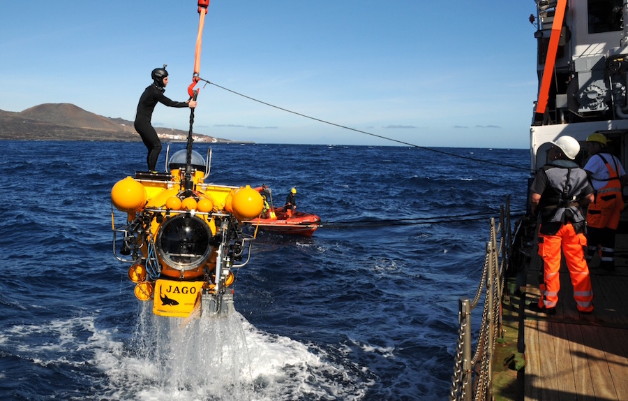 Proyecto científico Vulcano. Inmersión en submarino tripulado JAGO